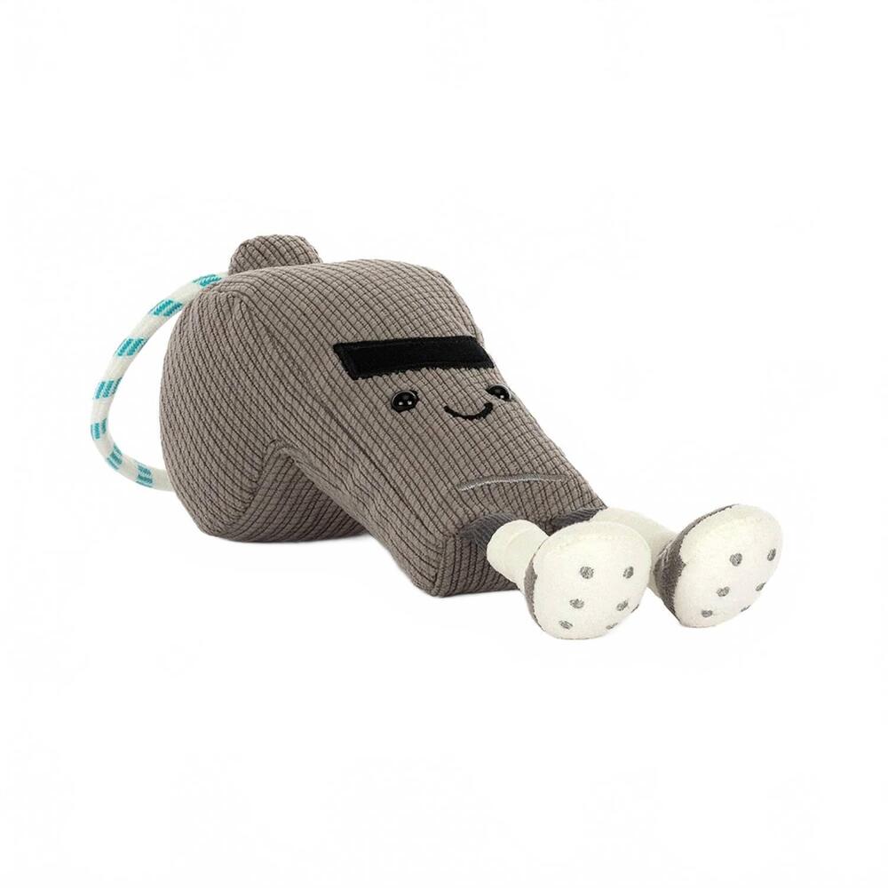 NEW JELLYCAT kid's amuseables sports walston whistle stuffed toy in grey